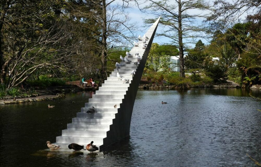 Stairway to heaven sculpture