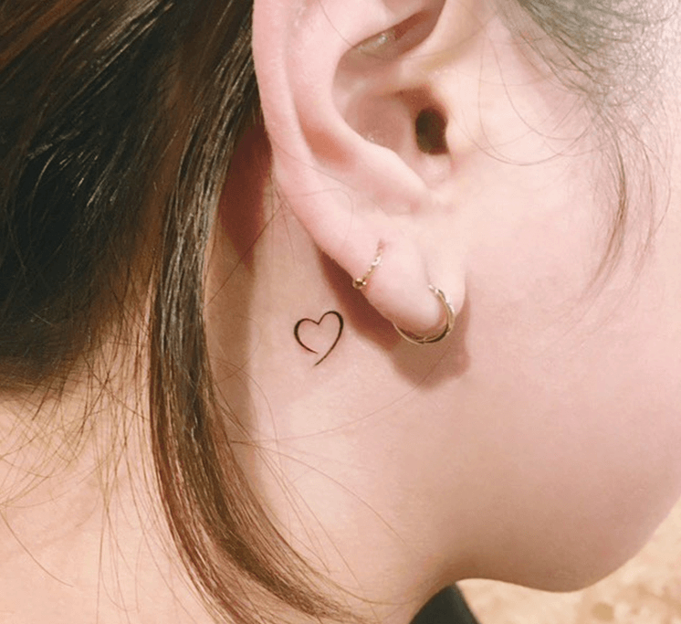 50 Behind the Ear Tattoos You'll Absolutely Love