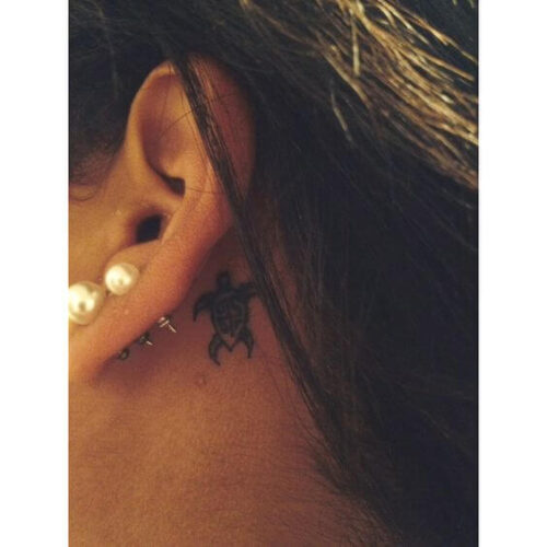 Behind the Ear Tattoos