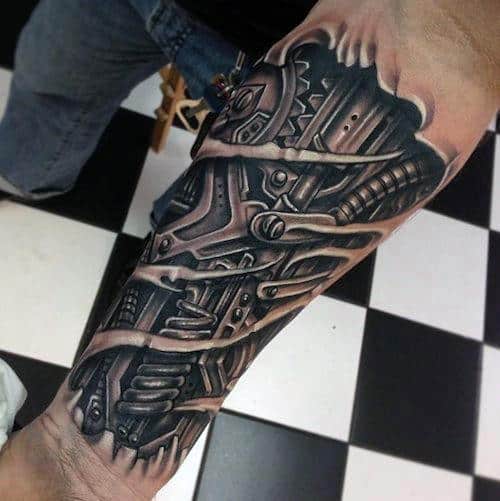 Amazing Mechanical Tattoos