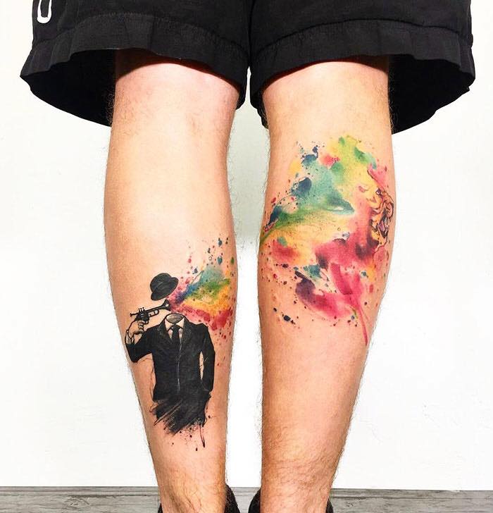 25 Brilliant Leg Tattoos you'll want right away