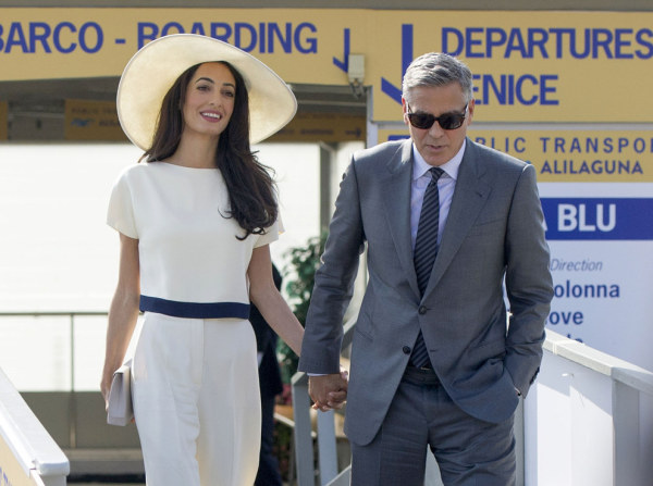 Every Photograph You Need to See of George Clooney and Amal Alamuddin's ...