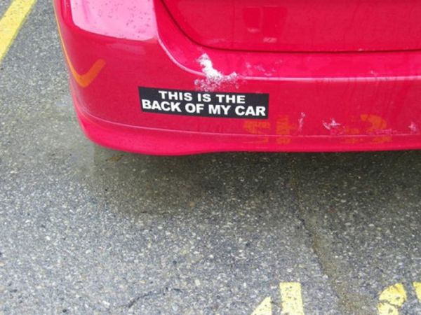 26 of the Funniest Bumper Stickers Ever