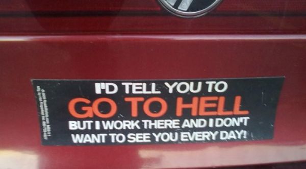 26 of the Funniest Bumper Stickers Ever